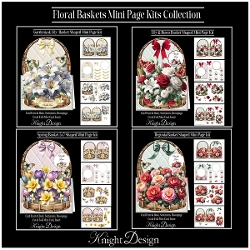 Floral Baskets 5x7 Collection