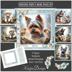 Curious Pups 3 Mini Page Kit