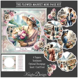 The Flower Market Mini Page Kit