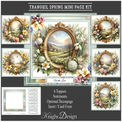 Tranquil Spring Mini Page Kit