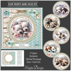 Paw Prints Mini Page Kit
