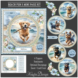 Beach Fun 3 Mini Page Kit