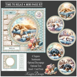Time To Relax 4 Mini Page Kit