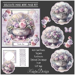 Delicate Rose Mini Page Kit