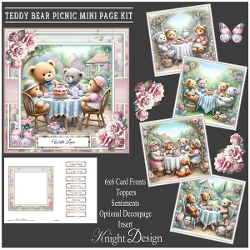 Teddy Bear Picnic Mini Page Kit