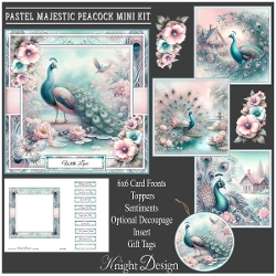 Pastel Majestic Peacock Mini Kit