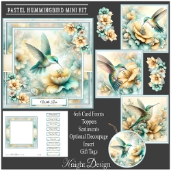 Pastel Hummingbird Mini Kit