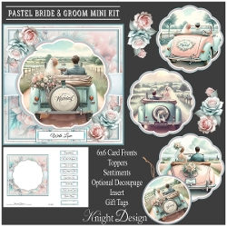 Pastel Bride & Groom Mini Kit