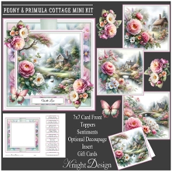 Peony & Primula Cottage Mini Kit