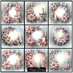 Pastel Christmas Frames