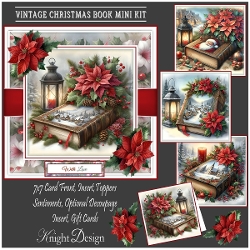 Vintage Christmas Book Mini Kit