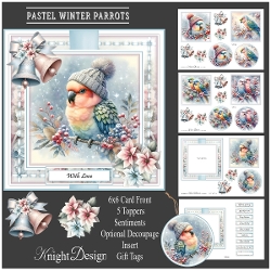 Pastel Winter Parrot Mini Kit