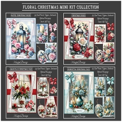 Floral Christmas Mini Kit Collection
