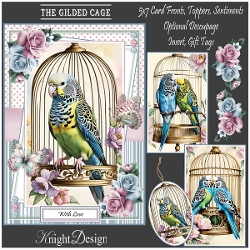 The Gilded Cage Mini Kit Set Of 3 Card Fronts