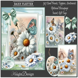 Daisy Flutter Mini Kit With Set Of 3 Card Fronts