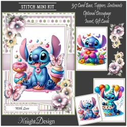 Stitch Mini Kit Mini Kit With 3 Toppers, Makes 3 Cards