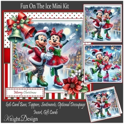 Fun On The Ice With 3 Toppers - Makes 3 Cards