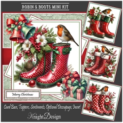 Robin & Boots Mini Kit With Set Of 4 Toppers- Request