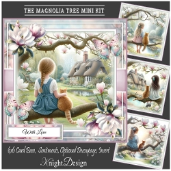 The Magnolia Tree With Set Of 4 Toppers