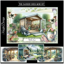 The Garden Shed With Set Of 4 Toppers