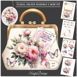 Floral Shaped Handbag 2 Mini Kit
