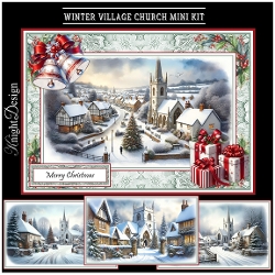 Winter Village Church Mini Kit