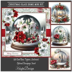Christmas Glass Dome Mini Kit