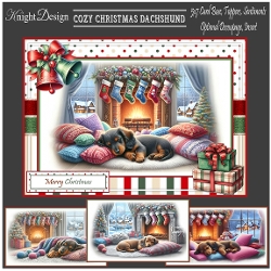 Cozy Christmas Dachshund Mini Kit