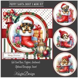 Puppy Santa Boot 3 Mini Kit
