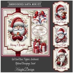 Embroidered Santa Mini Kit
