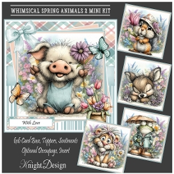 Whimsical Spring Animals 2 Mini Kit