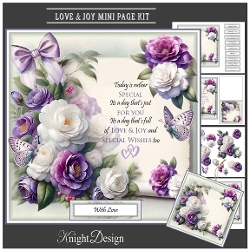 Love & Joy Mini Page Kit