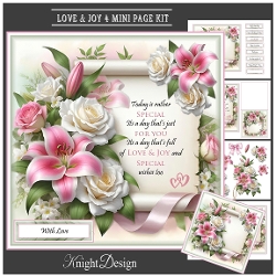 Love & Joy 4 Mini Page Kit