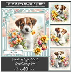 Saying It With Flowers 2 Mini Page Kit