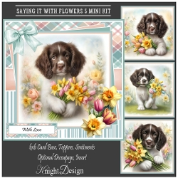 Saying It With Flowers 5 Mini Page Kit