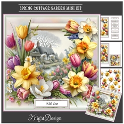 Spring Cottage Garden Mini Page Kit