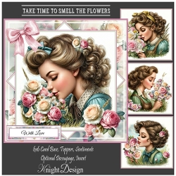 Take Time To Smell The Flowers Mini Page Kit