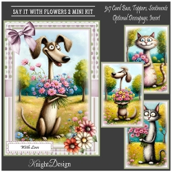 Say It With Flowers 2 Mini Page Kit