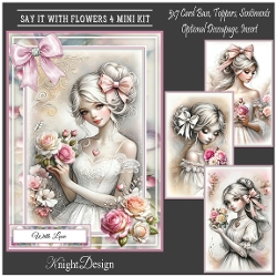 Say It With Flowers 4 Mini Page Kit