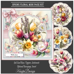 Spring Floral Mini Page Kit