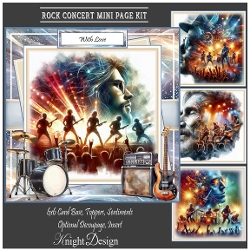 Rock Concert Mini Page Kit