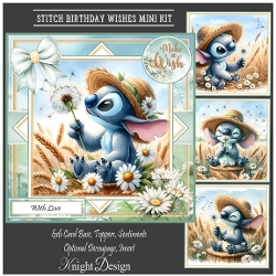 Stitch Birthday Wishes Mini Page Kit