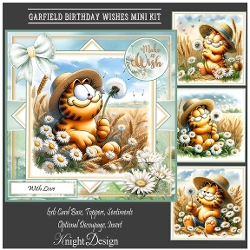 Garfield Birthday Wishes Mini Page Kit