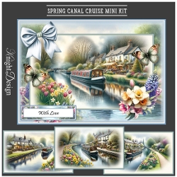 Spring Canal Cruise Mini Page Kit