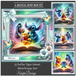 A Magical Book Mini Page Kit