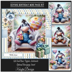 Eeyore Birthday Mini Page Kit