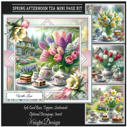 Spring Afternoon Tea Mini Page Kit