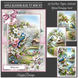 Apple Blossom Blue Tit Mini Kit