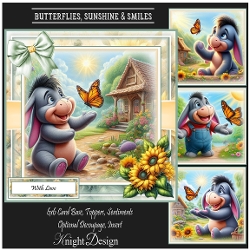 Butterflies, Sunshine & Smiles Mini Page Kit