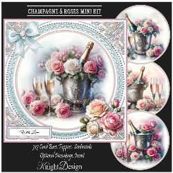 Champagne & Roses Mini Page Kit